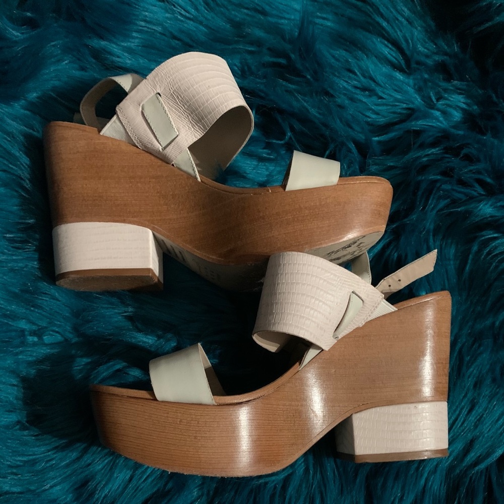 Wooden Summer Wedges